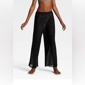 Girls Art Class Black Sheer Cover Up Pants
